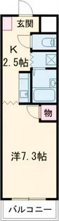 スカイコート大和【1階】の間取り