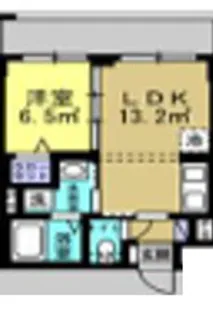 リアライズ長居公園通【1階】の間取り