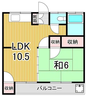 泉ハイツ【3階】の間取り
