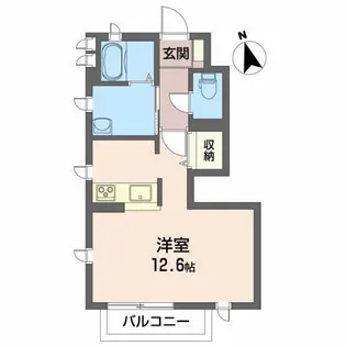 シャーメゾン笹森【1階】の間取り