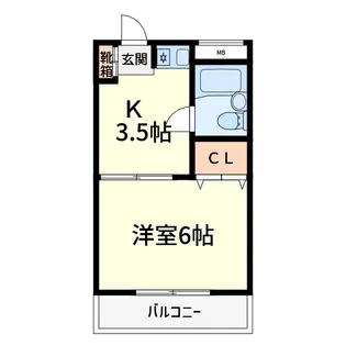 ARI高槻市役所南【2階】の間取り
