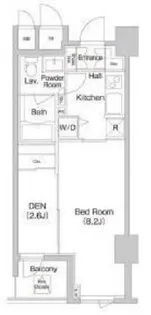 プライムアーバン池袋【12階】の間取り