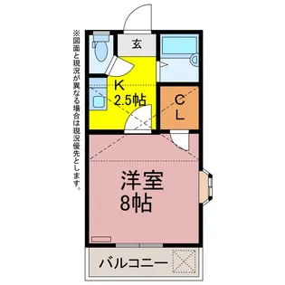 ガーデンコートベイロード【2階】の間取り