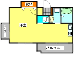 シティパーク津田沼【11階】の間取り
