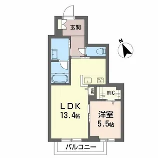 La Maison Calme【2階】の間取り