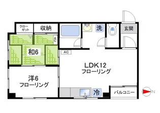 志賀ビル【4階】の間取り