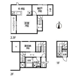 Welina I、II【2階】の間取り