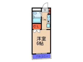 サントピア西九条II【4階】の間取り