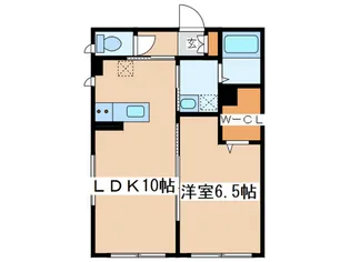 ヴィラジュIII【1階】の間取り