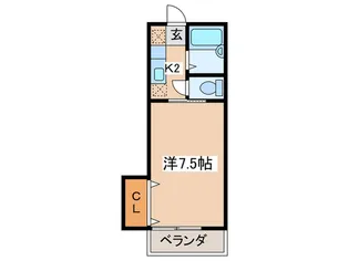 ブルーエイト【2階】の間取り