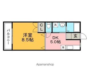 パークサイド小島【1階】の間取り
