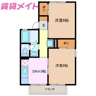 セジュールアトム【2階】の間取り
