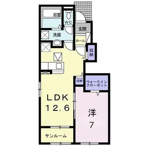 リレア2【1階】の間取り