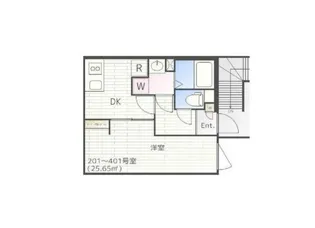 THE PARK EXIA 等々力【4階】の間取り