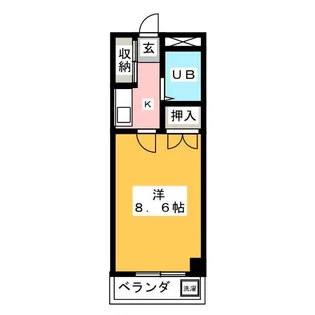 エランヴィタール【1階】の間取り