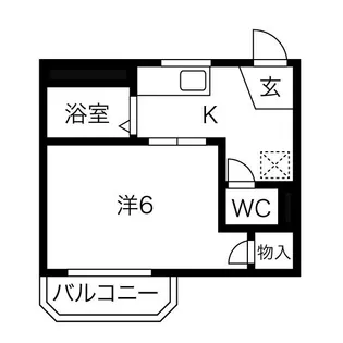 パークサイド錦III【2階】の間取り
