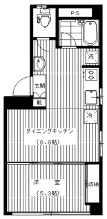 ジュネス西麻布【2階】の間取り