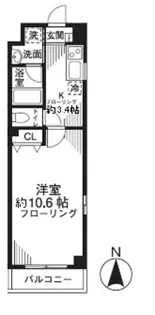 グレースコート東日暮里【2階】の間取り
