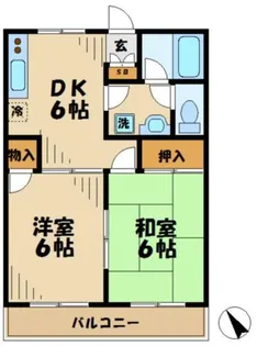 アプリコットハイムA【2階】の間取り