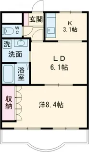 花町コマ【3階】の間取り