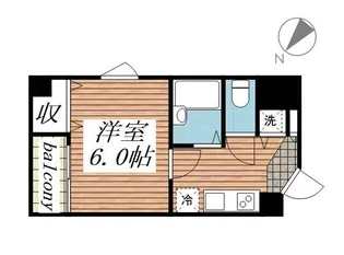 ヴィレ 日本橋箱崎【2階】の間取り