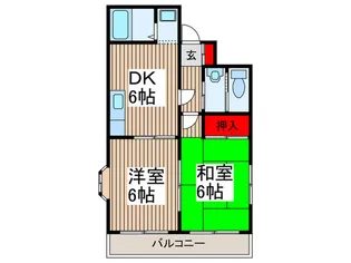 シティパル【2階】の間取り