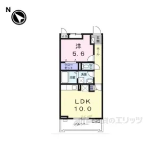 サニーレジデンス稲田本町【1階】の間取り
