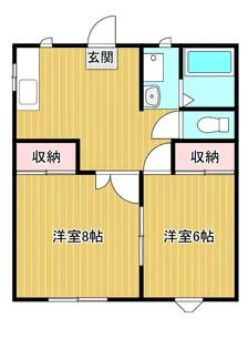 シモンソシエ【1階】の間取り
