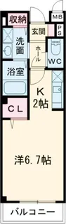 セレッソ大泉学園【1階】の間取り