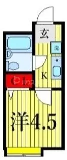 ライフガーデン西一之江【2階】の間取り