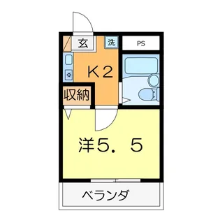 コパーズアプト港南VIパートII【3階】の間取り