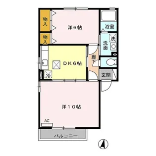 グレイスフルY【2階】の間取り