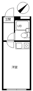 スカイピア弘明寺【2階】の間取り