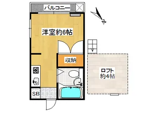 ハイツセレネ【1階】の間取り