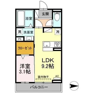 トカティ【2階】の間取り