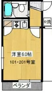 ファイトコート【2階】の間取り
