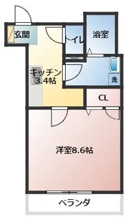 エリシオン【1階】の間取り