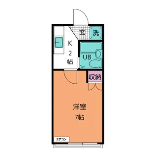 グリーン祥山荘【2階】の間取り