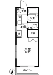 フリーゼ徳丸【3階】の間取り