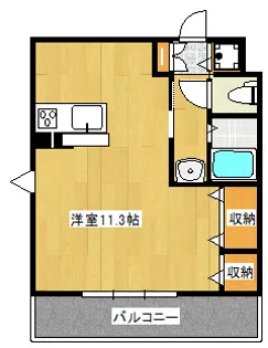 シェリール木村3【3階】の間取り