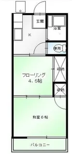 コーポ・サントミ【2階】の間取り