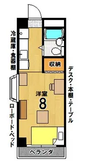 ポートリジェール78【4階】の間取り
