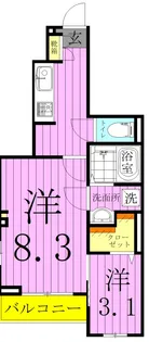 MSC Garden【1階】の間取り