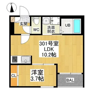 REGALEST RUI【3階】の間取り