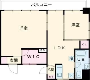 鶯谷マンション【9階】の間取り
