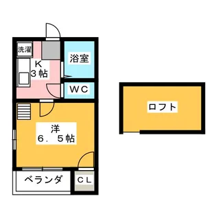BELLAGIO井深【2階】の間取り