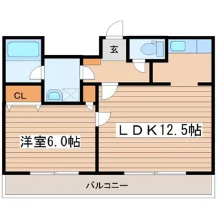 グリニッジタウン西札幌【3階】の間取り
