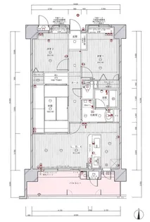 ダイアパレス神水桜並木【3階】の間取り