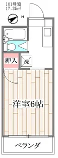 ヴィラソレイユC【2階】の間取り