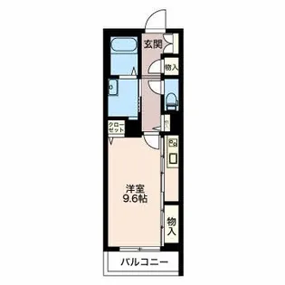 アルカディア大橋通【2階】の間取り